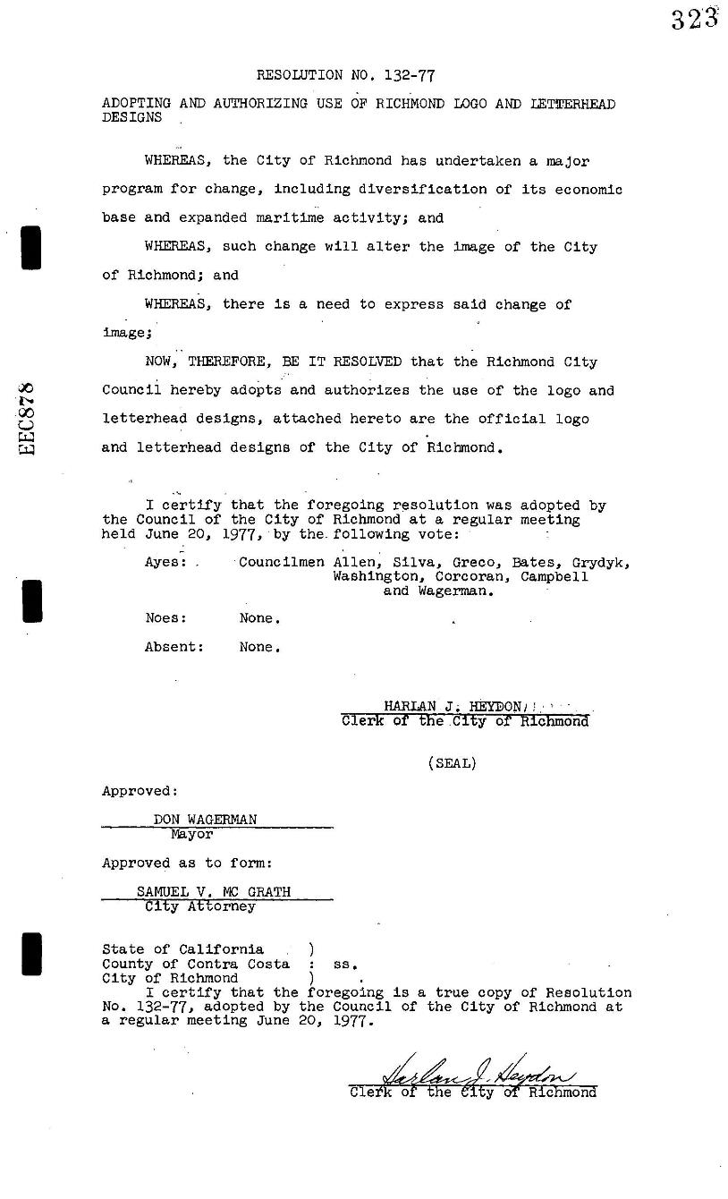 City Clerk letter